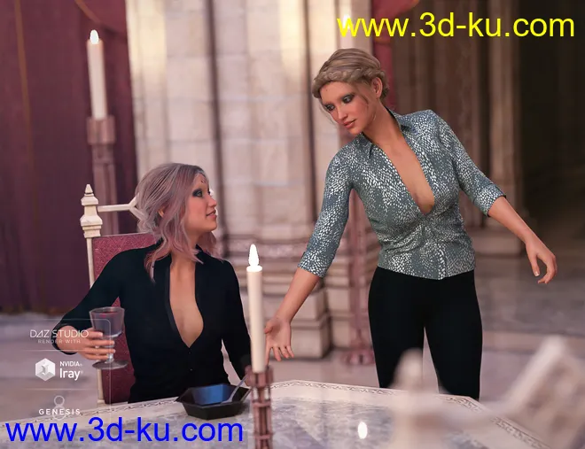 Aslan Court Poses for Genesis 8模型的图片6