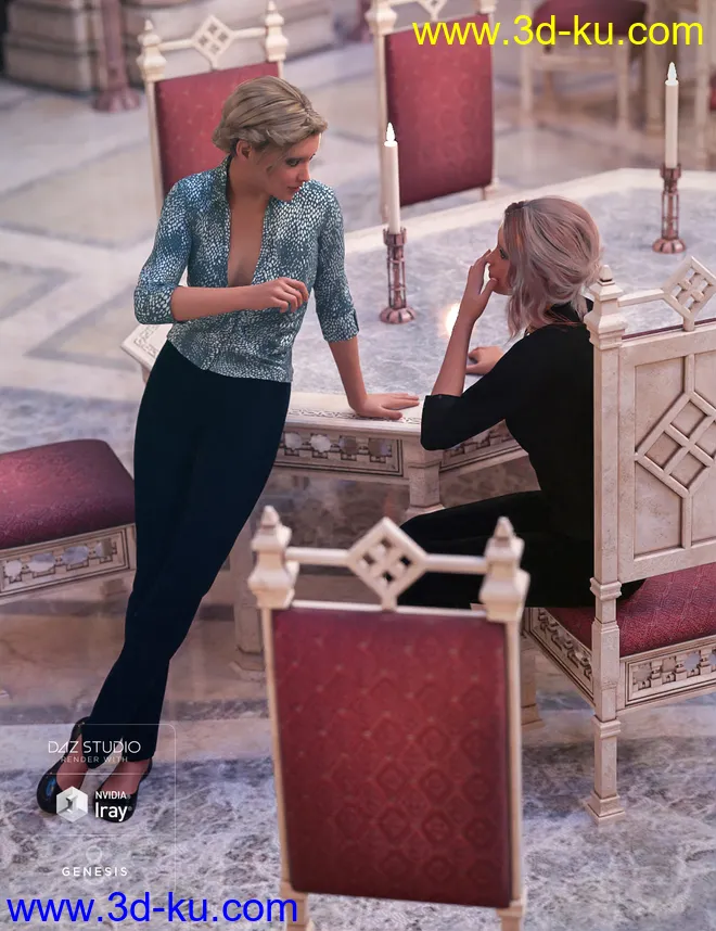 Aslan Court Poses for Genesis 8模型的图片7