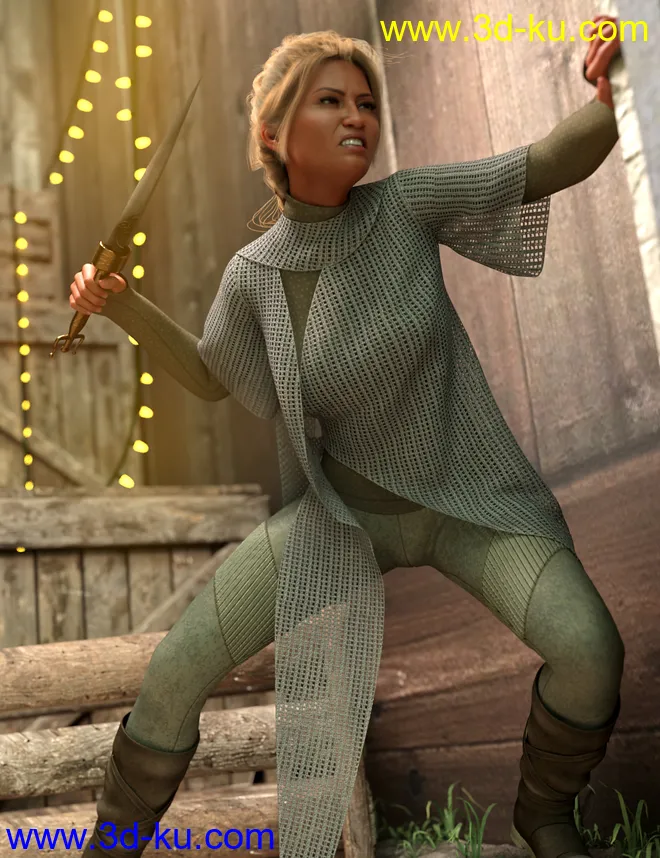 Assassins of the Souk Poses for Genesis 8模型的图片7