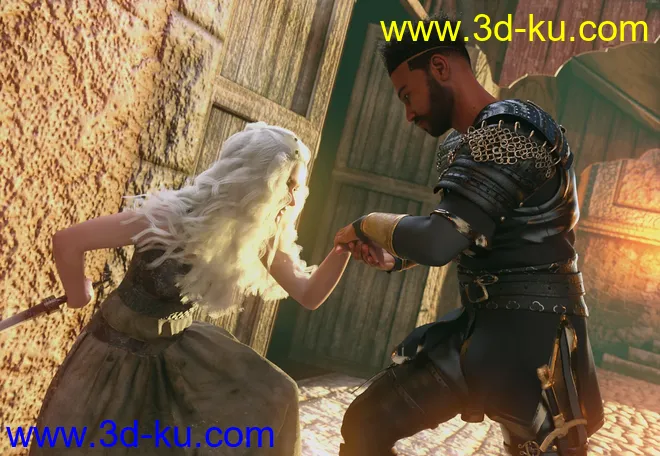 Assassins of the Souk Poses for Genesis 8模型的图片8