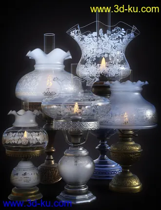 3D打印模型B.E.T.T.Y. Vintage Decor 02 Oil Lamps的图片