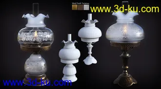 3D打印模型B.E.T.T.Y. Vintage Decor 02 Oil Lamps的图片