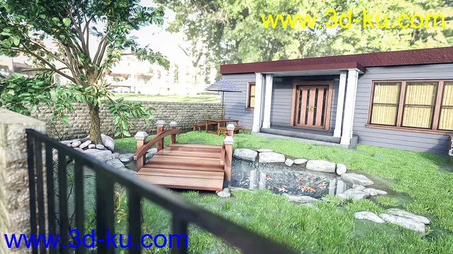Backyard Pond模型的图片4