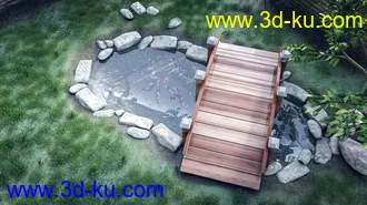 3D打印模型Backyard Pond的图片
