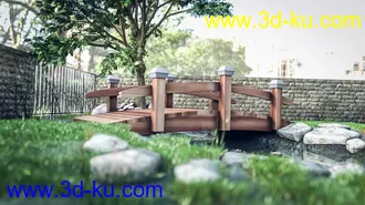 3D打印模型Backyard Pond的图片