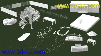 3D打印模型Backyard Pond的图片