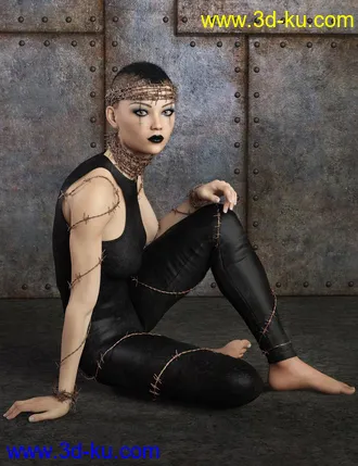 3D打印模型Barbed For Genesis 8 Female的图片