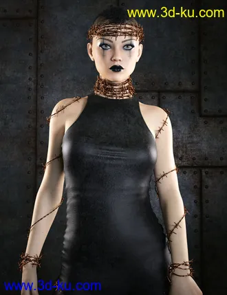3D打印模型Barbed For Genesis 8 Female的图片