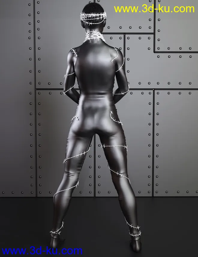 Barbed For Genesis 8 Female模型的图片11