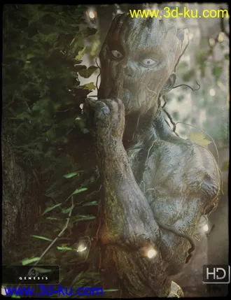 3D打印模型Barkley HD for Genesis 3 Male的图片