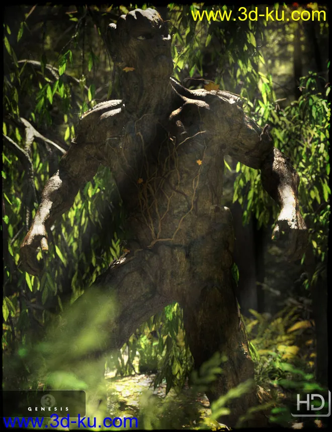 Barkley HD for Genesis 3 Male模型的图片6