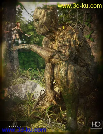 3D打印模型Barkley HD for Genesis 3 Male的图片