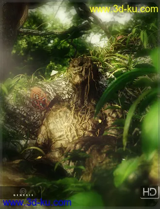 3D打印模型Barkley HD for Genesis 3 Male的图片