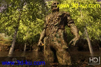 3D打印模型Barkley HD for Genesis 3 Male的图片