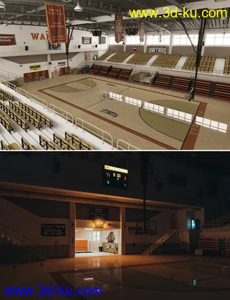 3D打印模型Basketball Gym的图片