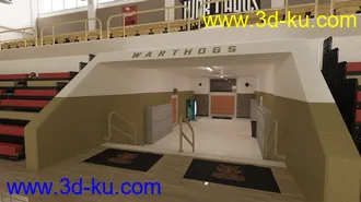 3D打印模型Basketball Gym的图片