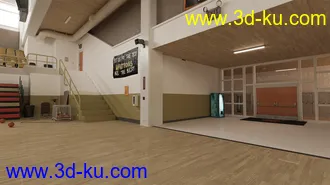 3D打印模型Basketball Gym的图片