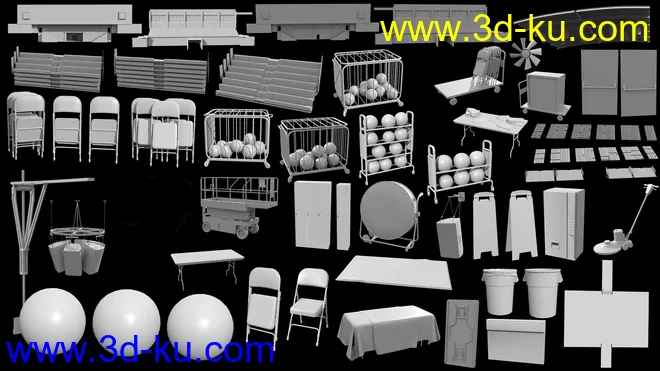 Basketball Gym模型的图片14