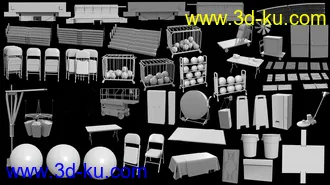 3D打印模型Basketball Gym的图片