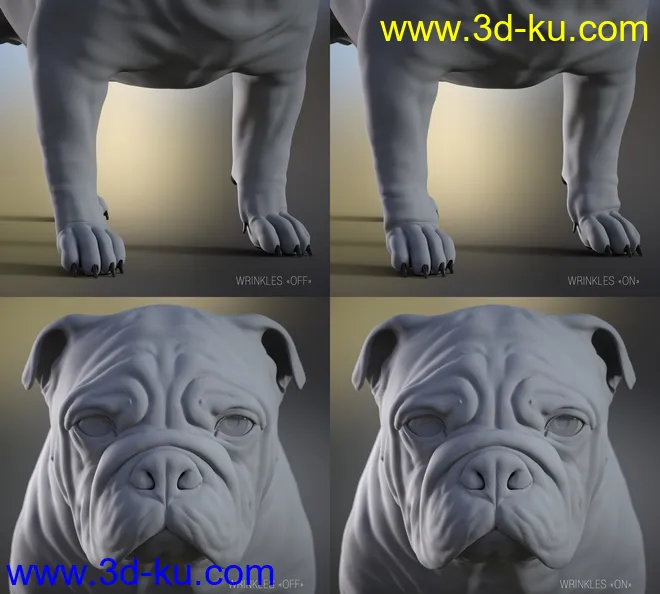 Baxter the English Bulldog for Dog 8模型的图片4
