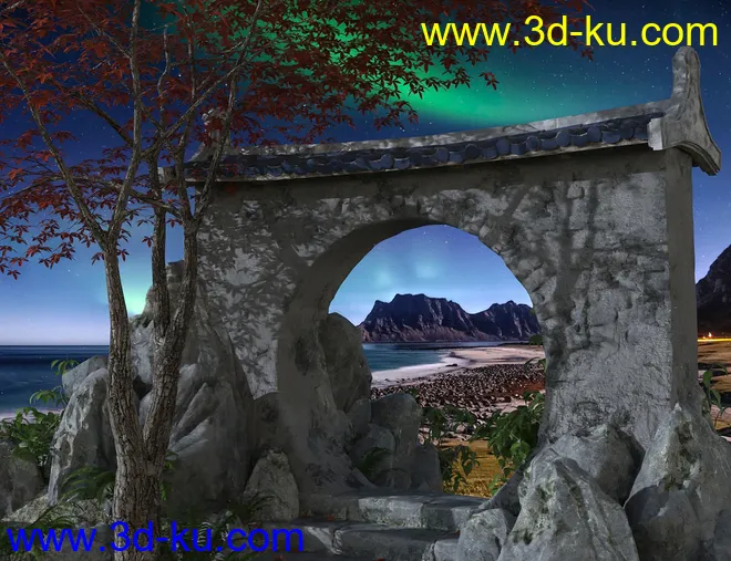 BeachScapes Backdrops Volume 1模型的图片4