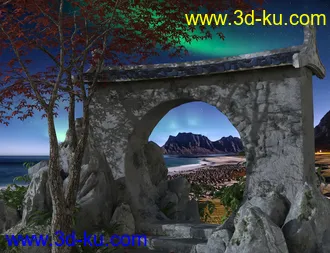 3D打印模型BeachScapes Backdrops Volume 1的图片