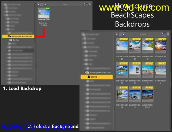 BeachScapes Backdrops Volume 1模型的图片5