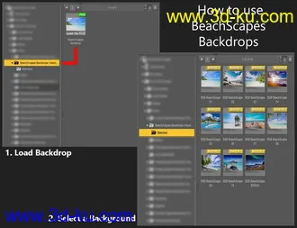3D打印模型BeachScapes Backdrops Volume 1的图片