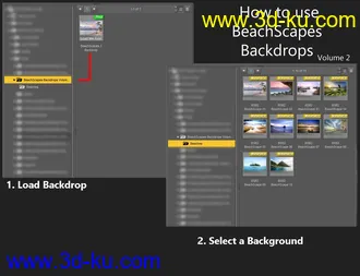 3D打印模型BeachScapes Backdrops Volume 2的图片
