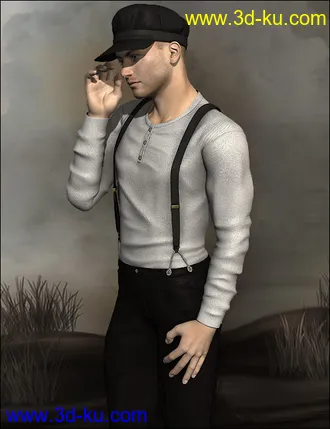 3D打印模型Before and After Work for Working Man的图片