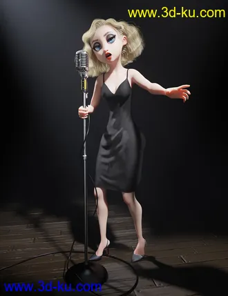 3D打印模型Bette for Genesis 8 Female的图片