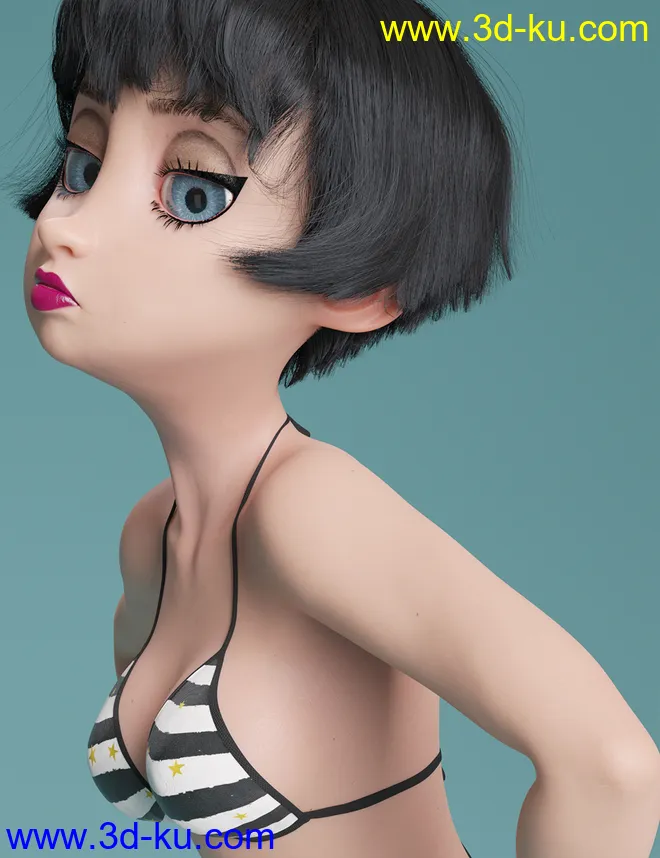 Bette for Genesis 8 Female模型的图片3