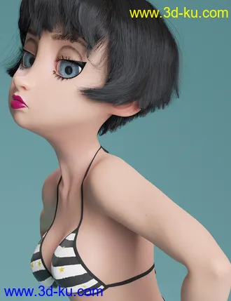 3D打印模型Bette for Genesis 8 Female的图片