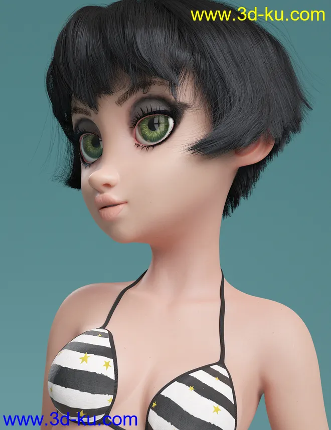 Bette for Genesis 8 Female模型的图片4