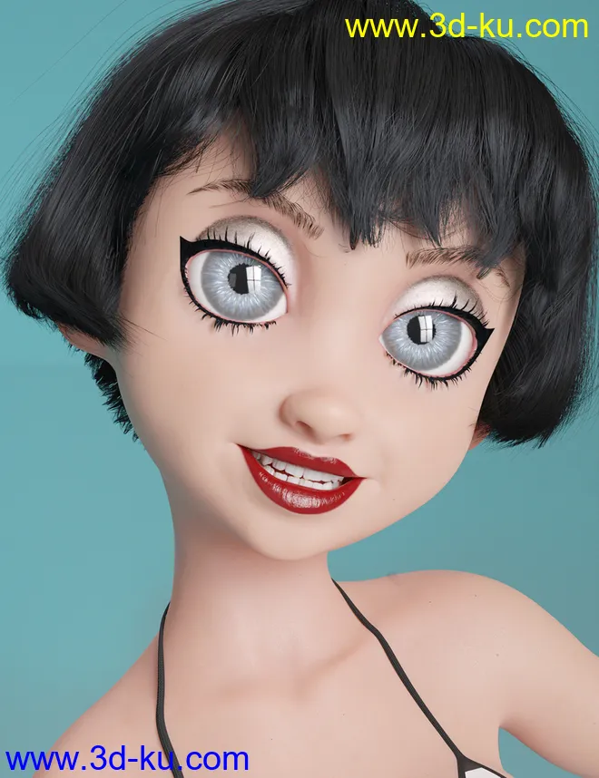 Bette for Genesis 8 Female模型的图片5