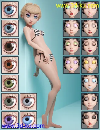 3D打印模型Bette for Genesis 8 Female的图片