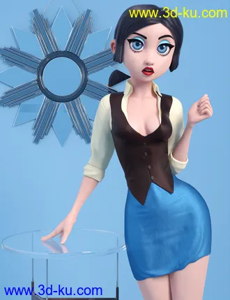 3D打印模型Bette for Genesis 8 Female的图片