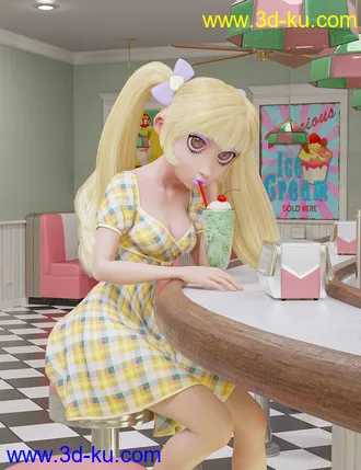 3D打印模型Bette for Genesis 8 Female的图片