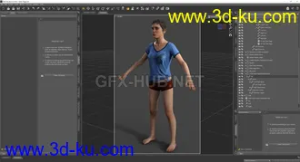 3D打印模型Beyond - Two Souls in Daz Jodie Holmes for G8F的图片