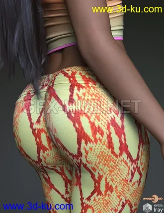 3D打印模型Big Glutes Morphs for G8F Vol 3的图片