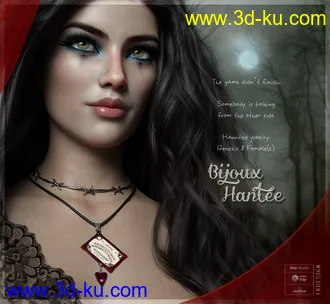 3D打印模型Bijoux Hantee for Genesis 8 Females的图片