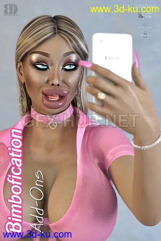 3D打印模型Bimbofication Add-Ons的图片