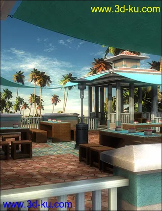 3D打印模型Bistro Miami的图片