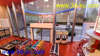 3D打印模型Bituka3d Gas Station的图片
