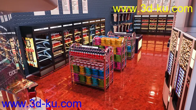 Bituka3d Gas Station模型的图片12