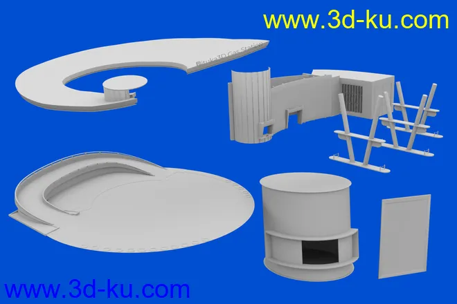 Bituka3d Gas Station模型的图片19