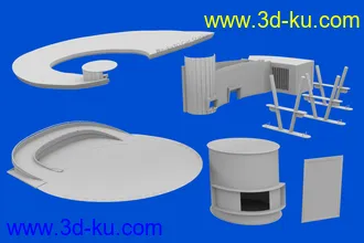 3D打印模型Bituka3d Gas Station的图片