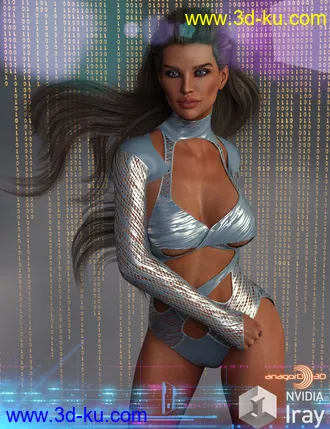3D打印模型BLACKHAT - Double Crossed for Genesis 8 Females的图片