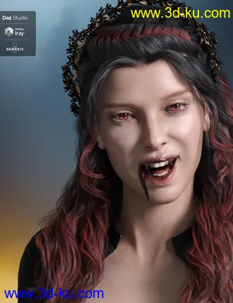 3D打印模型Bloody Christmas Kiss for Genesis 8的图片