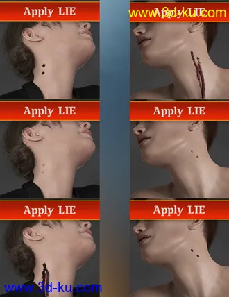 3D打印模型Bloody Christmas Kiss for Genesis 8的图片